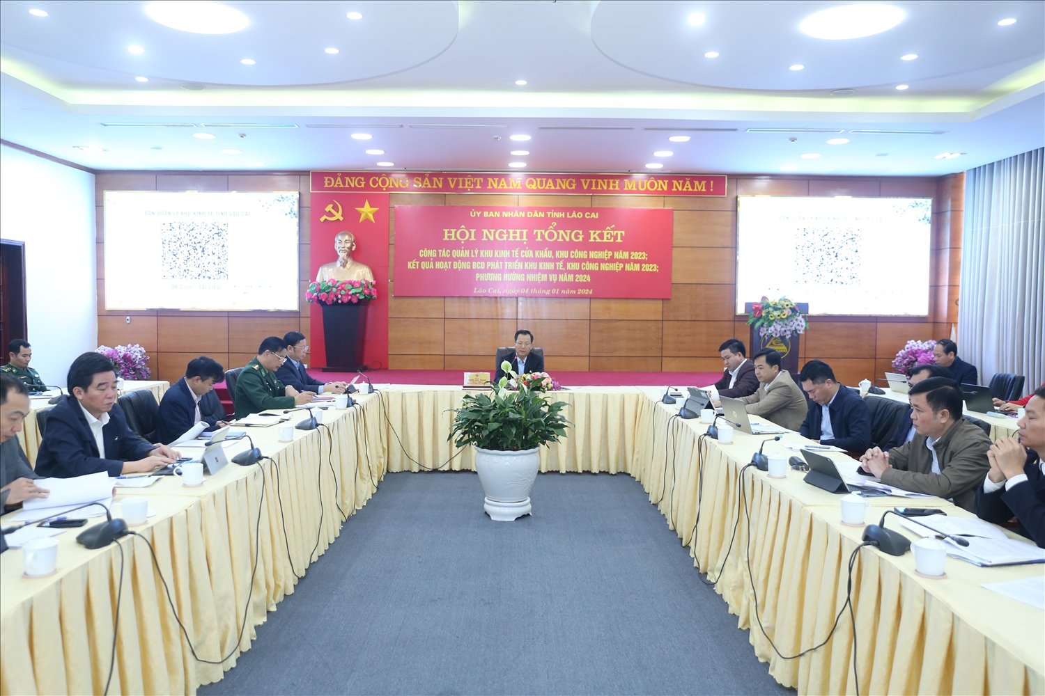Lào Cai: Phấn đấu giá trị kim ngạch xuất nhập khẩu qua các cửa khẩu trên địa bàn năm 2024 đạt 4,5 tỷ USD